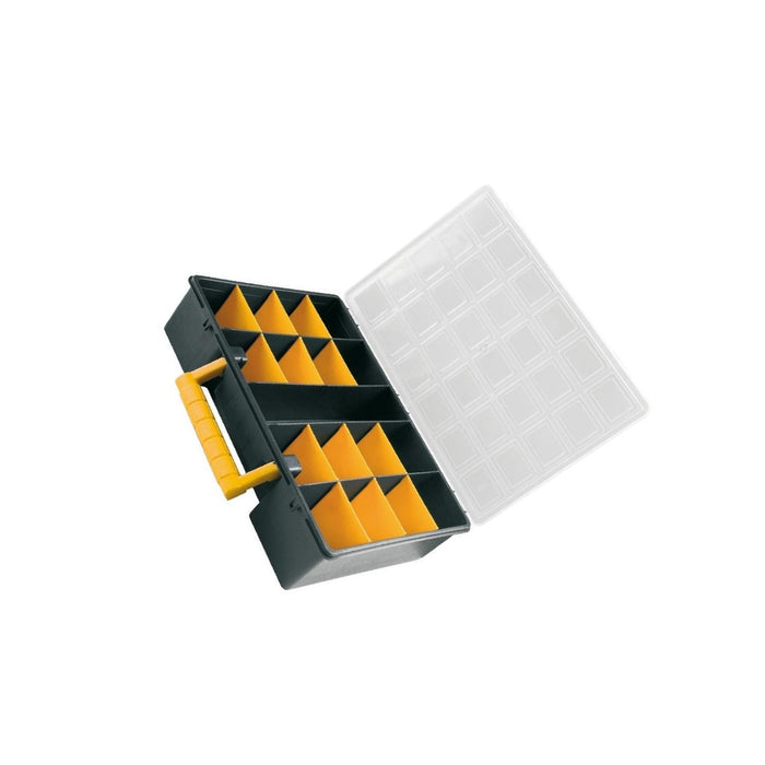 Plastic storage boxes with transparent lid 362*250*85 mm