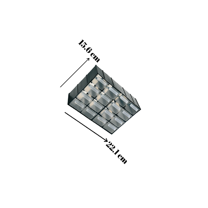 Storage unit with 16 boxes 221*85*156