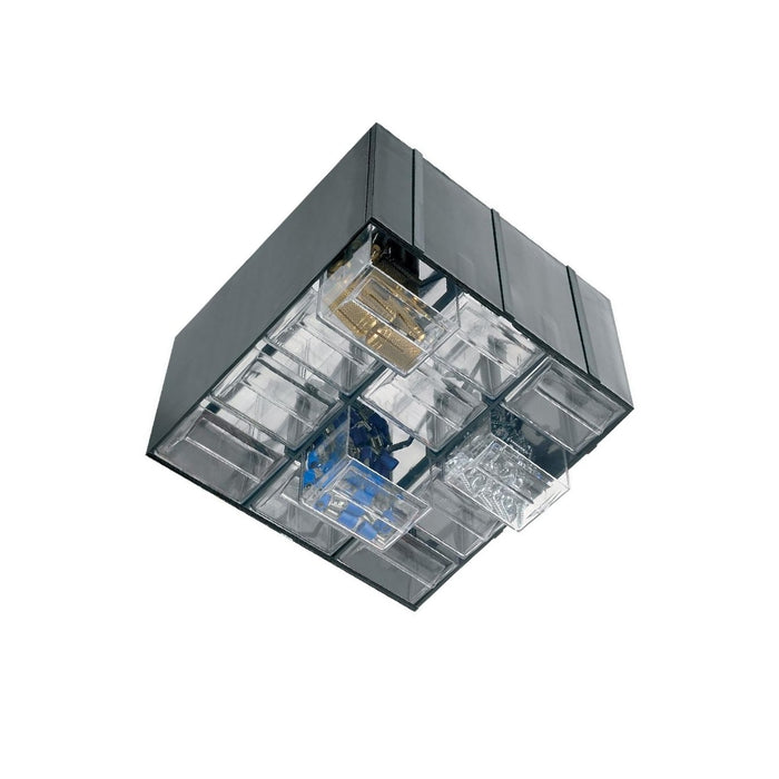 Storage unit with 12 boxes 190*142*228
