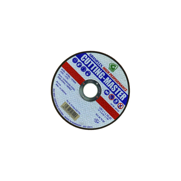 Cutting disc for profiled steel and stainless steel graniflex cutting master 230x1,9x22,23 61a46t8bf 80
