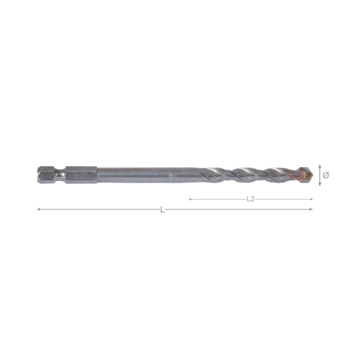 MULTI-STAR multi-purpose hexagonal shank drill bit 10.0mm PRO.571006