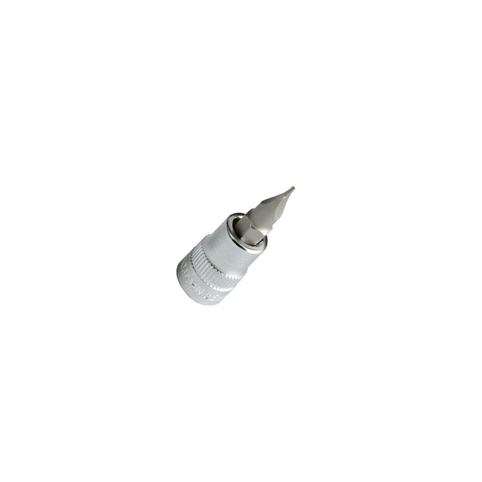 1/4" drive bit, 4 mm longitudinal notched head