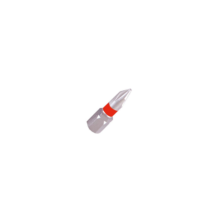 1/4" phillips no.2 bit set; 10 pcs 25 mm