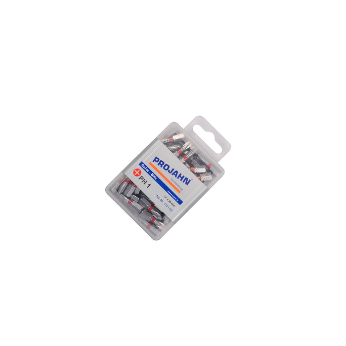 1/4" phillips no.2 bit set; 50 pcs 25 mm