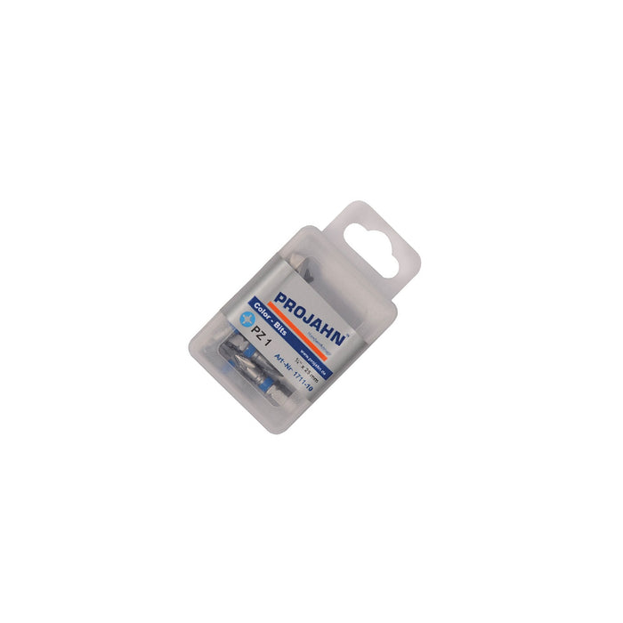 Set of bits 1/4" pozidriv no.1; 10 pcs 25 mm