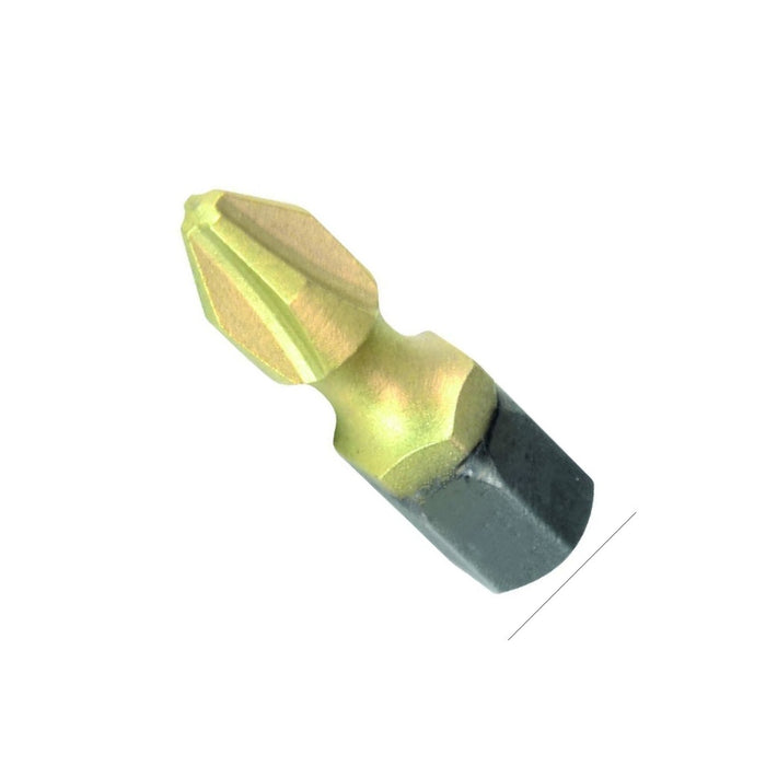 Diamond particle layer bit "star bits"1/4" l25 mm philips no. 3 set of 10 pieces