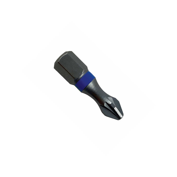 Impact bit 1/4" l25 mm pz3, set 10 pcs