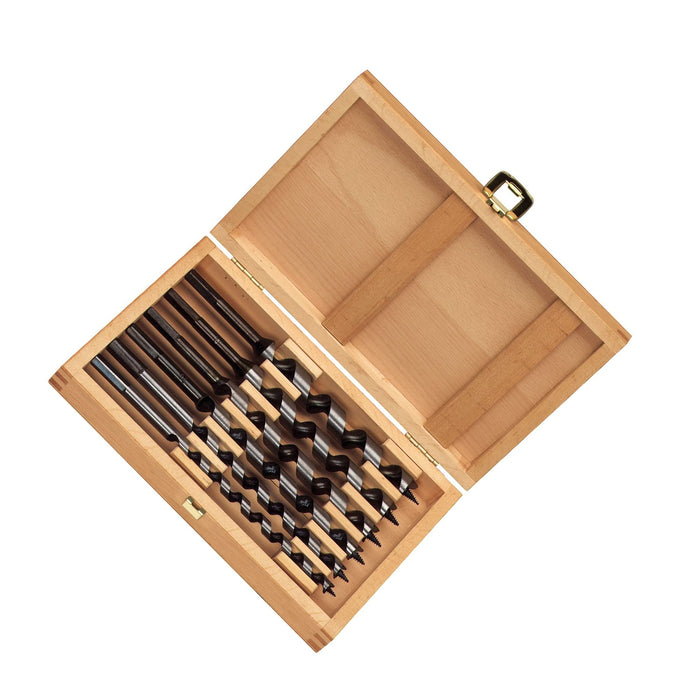 Lewis screw drill bit set for wood hexagonal clamping 6 pcs of 235 mm