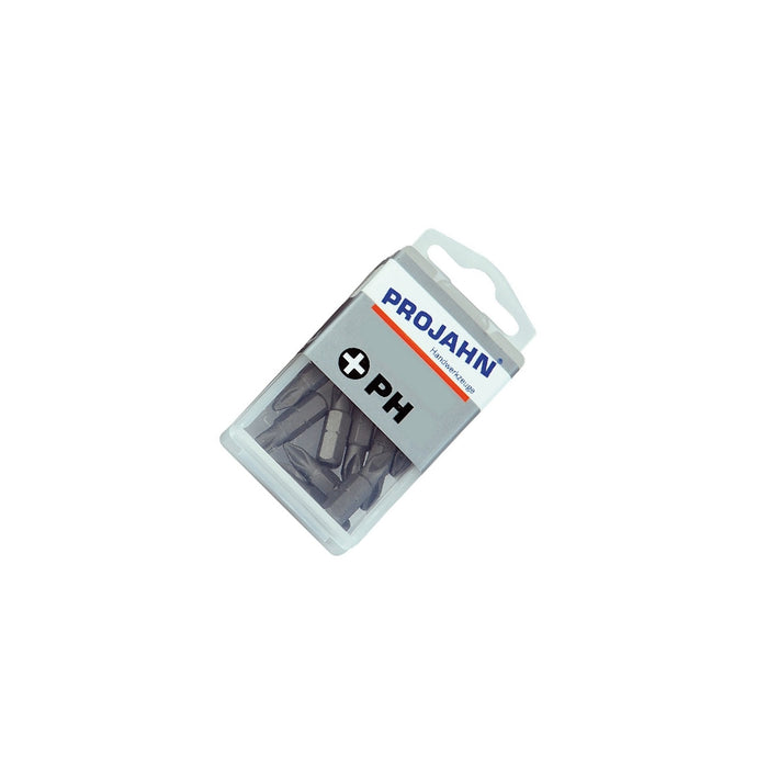 Set of screwdriver heads (bit) 1/4", l=25mm, ph 2, 100pcs/set