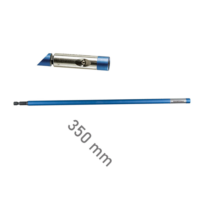 1/4" outer hex rod holder, magnetic, 350 mm