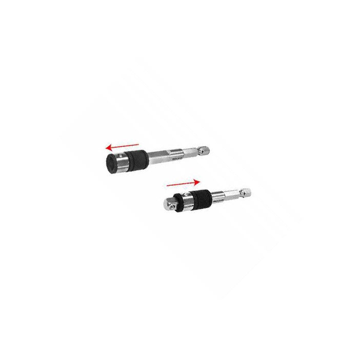 2-in-1 holder for bits and socket wrenches 1/4" 70mm