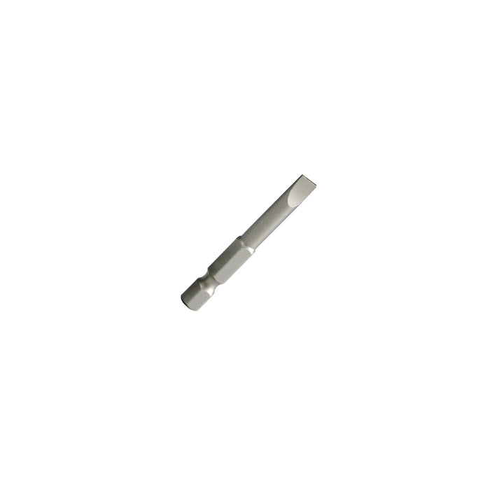 Screwdriver head (bit) 1/4", l=50mm longitudinal notched 6.5 x 1.2 mm