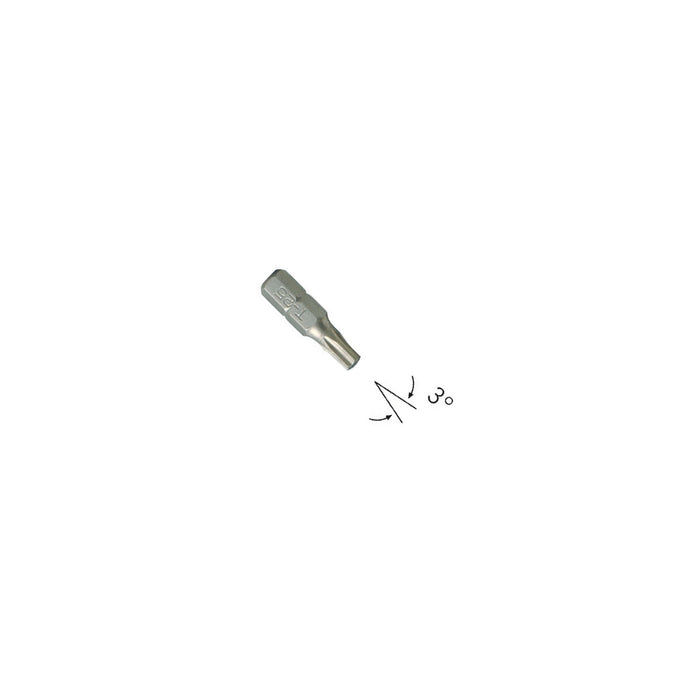 1/4" screwdriver head with treated layer t30w l 50mm