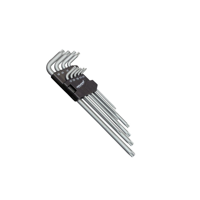Torx socket wrench set 9 pieces t10-50