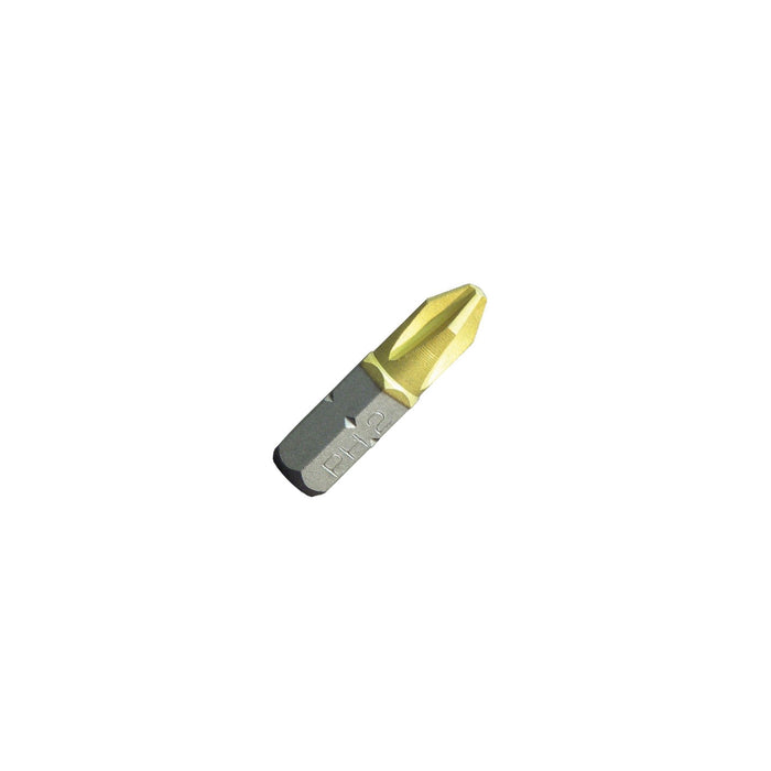 Screwdriver head (bit) 1/4", l=25mm, tin ph 1