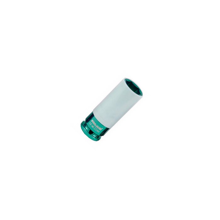22mm impact socket wrench with 1/2" drive, for aluminium rims