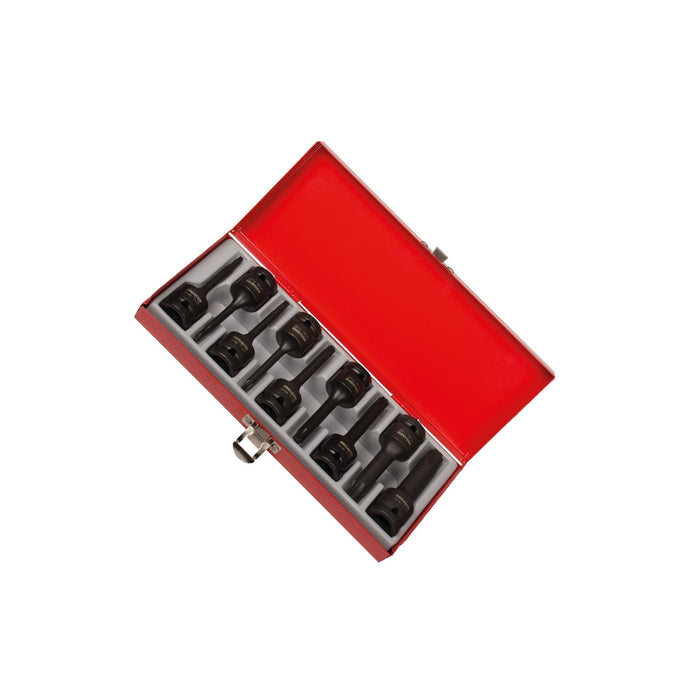 Torx bit set with 1/2" impact drive