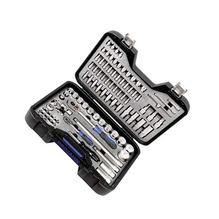 1/4"+1/2" socket wrench kit, 91 pieces