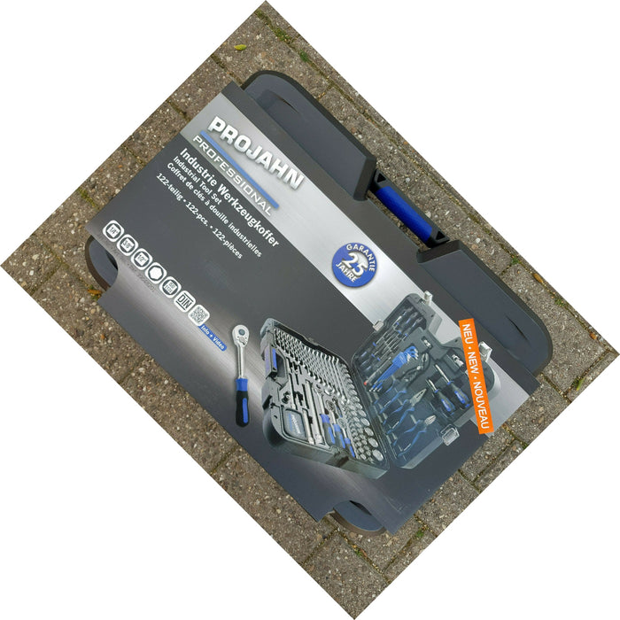 Socket wrench kit 1/4"+3/8"+1/2", 122 pieces