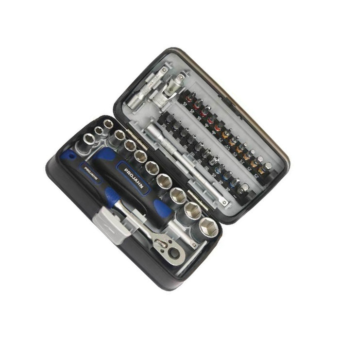 1/4" mini socket wrenches and bit box