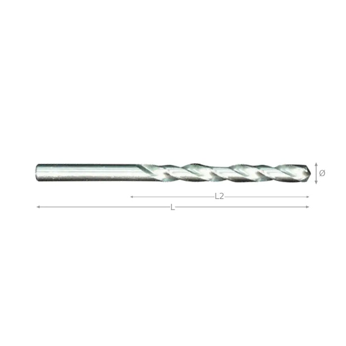 Short twist drill bit with straight shank HSS-G DIN 338 Type N ECO 18102